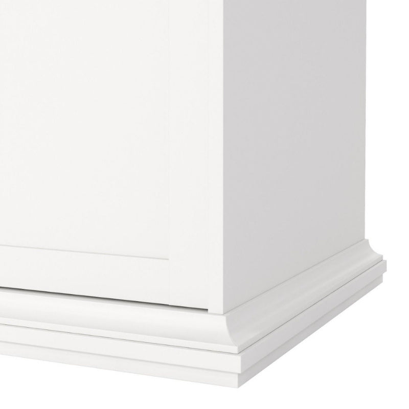 Furniture To Go Paris 4 Doors 2 Drawers Wardrobe White