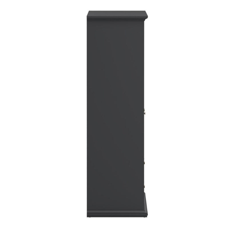 Furniture To Go Paris 4 Doors 2 Drawers Wardrobe Matte Grey