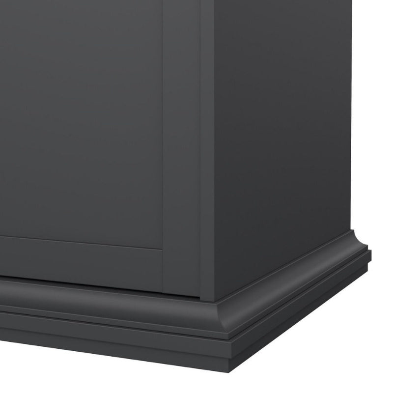 Furniture To Go Paris 4 Doors 2 Drawers Wardrobe Matte Grey
