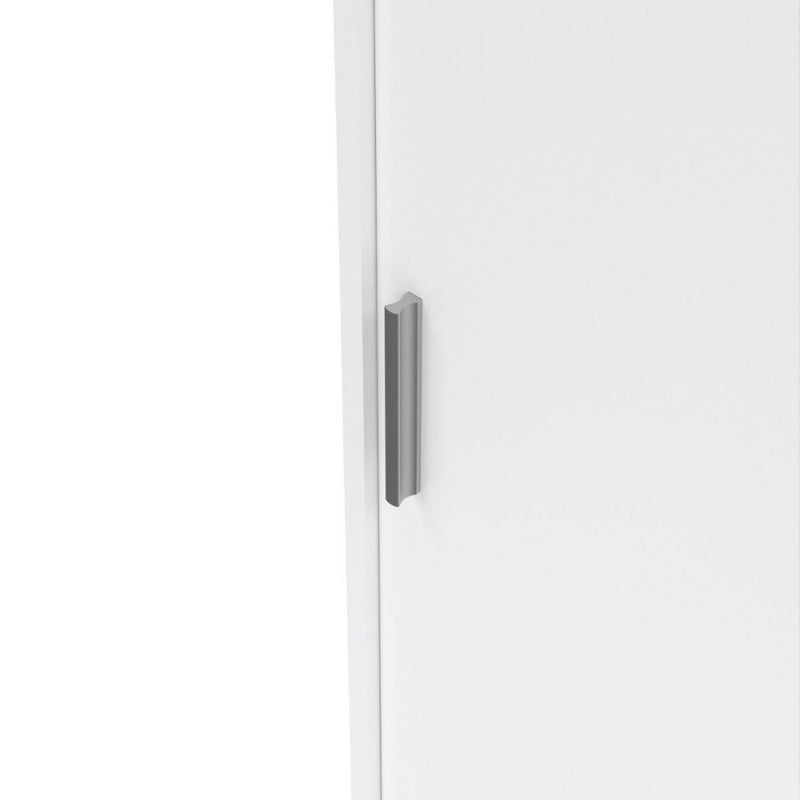 Furniture To Go Naia 2 Sliding Doors 1 Door 3 Drawers Wardrobe White High Gloss
