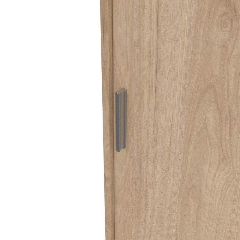 Furniture To Go Naia 2 Sliding Doors 1 Door 3 Drawers Wardrobe Jackson Hickory Oak