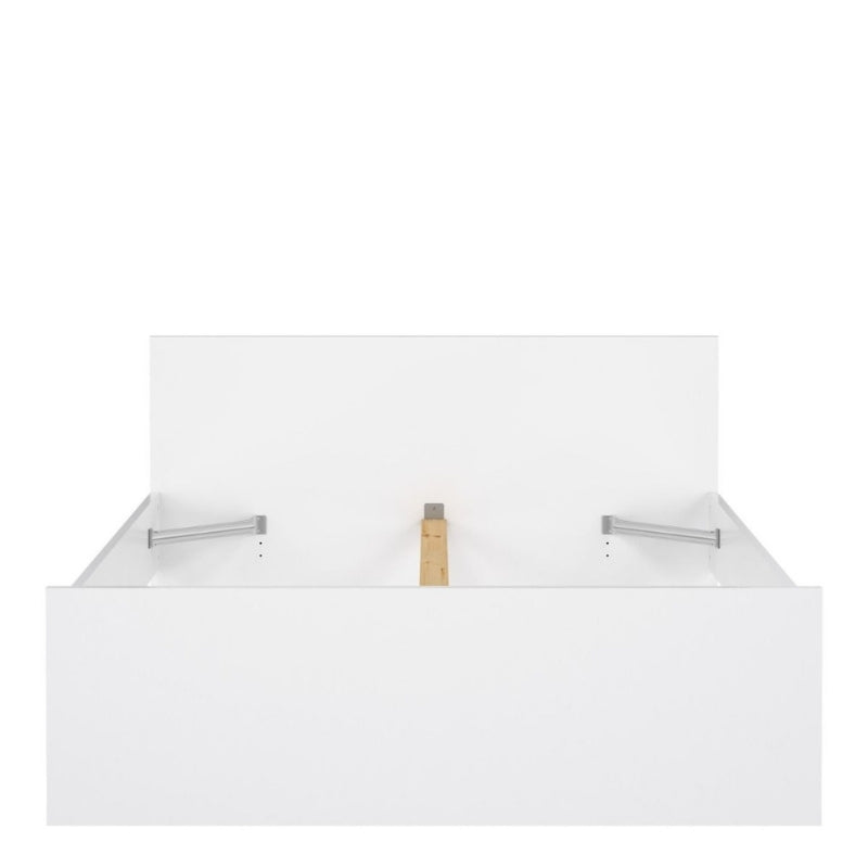 Furniture To Go Naia Double Bed White High Gloss