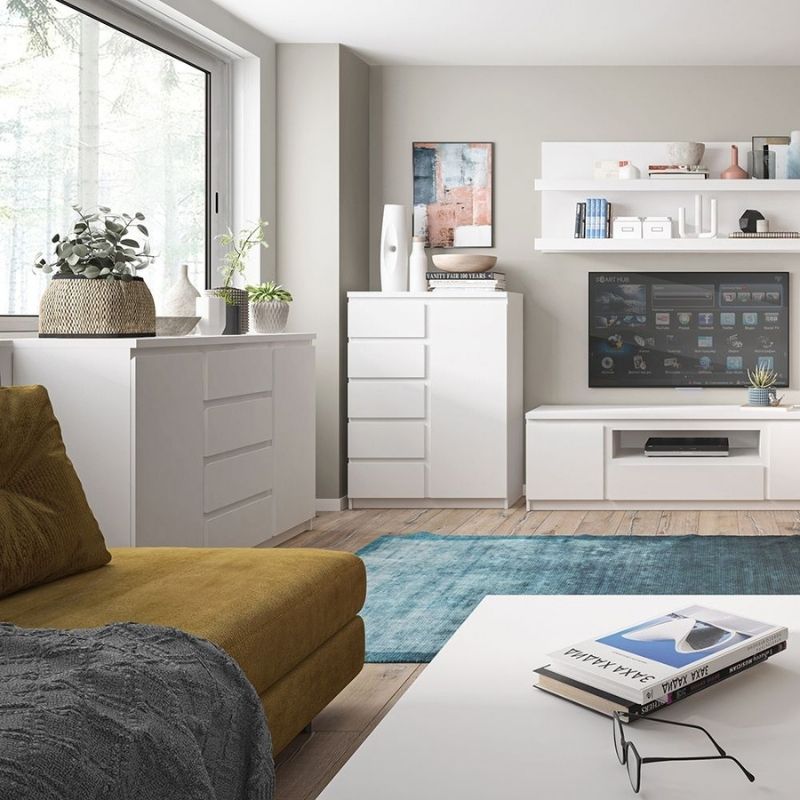 Furniture To Go Fribo 2 Door Wardrobe White
