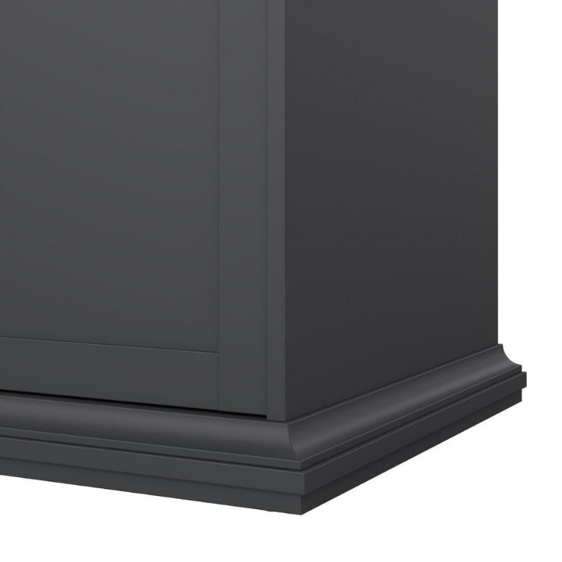 Furniture To Go Paris 3 Door Wardrobe Matte Grey