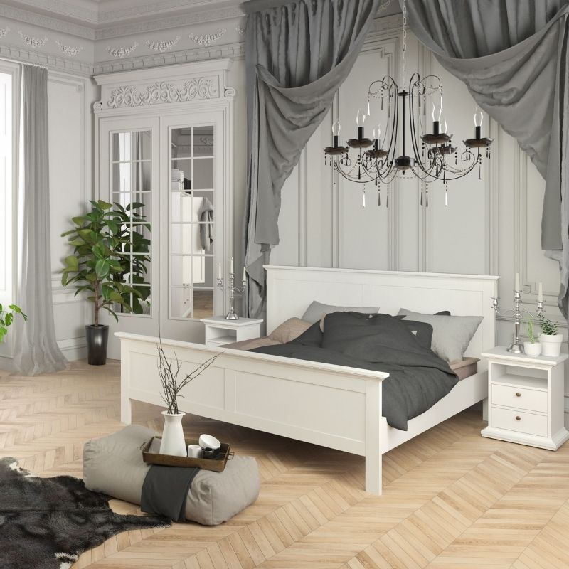 Furniture To Go Paris Super King Bed White