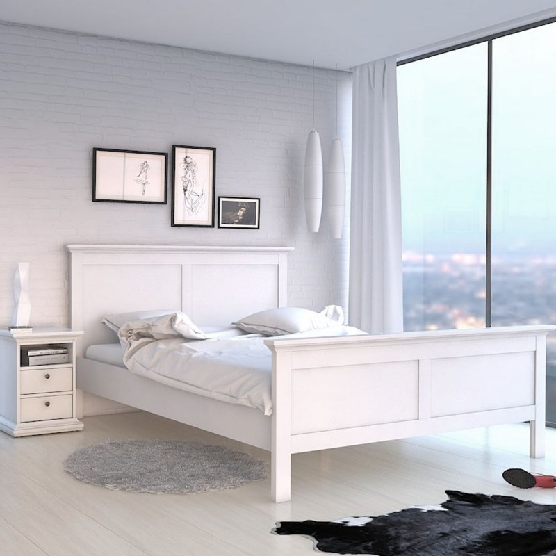 Furniture To Go Paris Super King Bed White