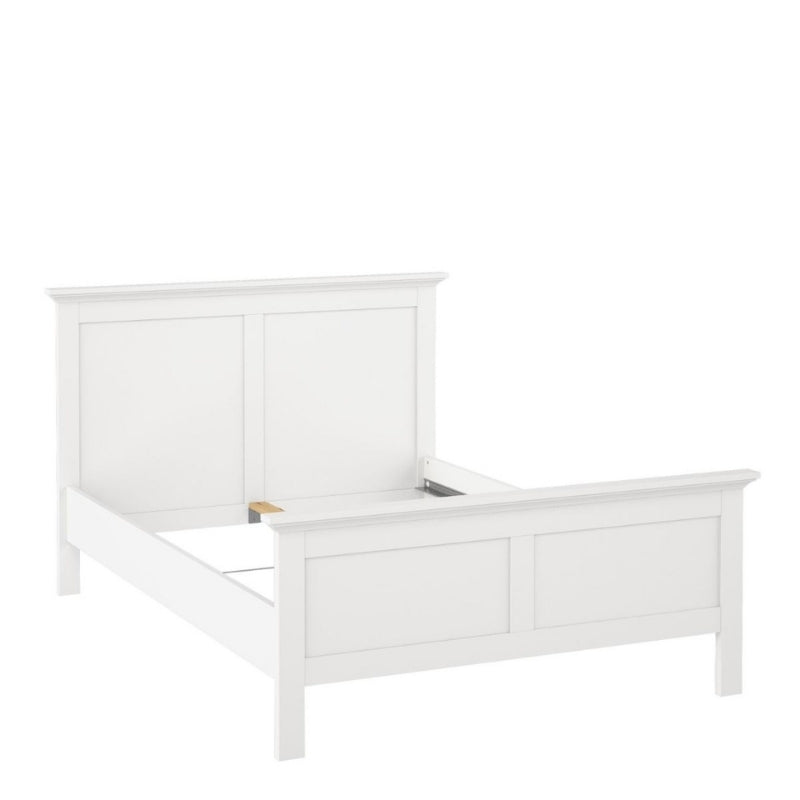 Furniture To Go Paris Double Bed White