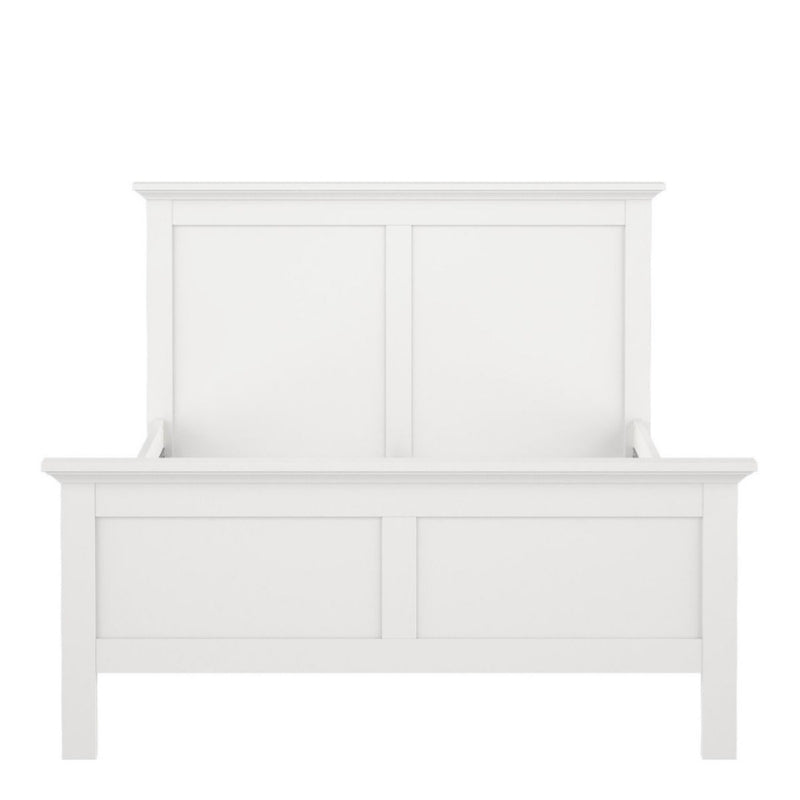 Furniture To Go Paris Double Bed White