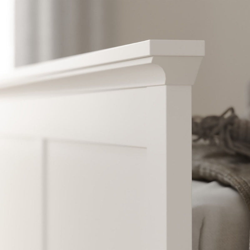Furniture To Go Paris Double Bed White