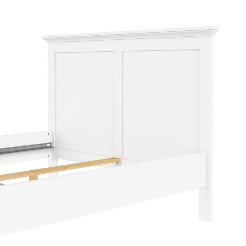Furniture To Go Paris Double Bed White