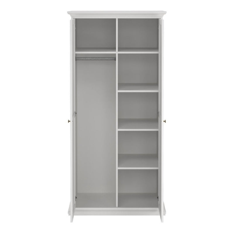 Furniture To Go Paris 2 Door Wardrobe White