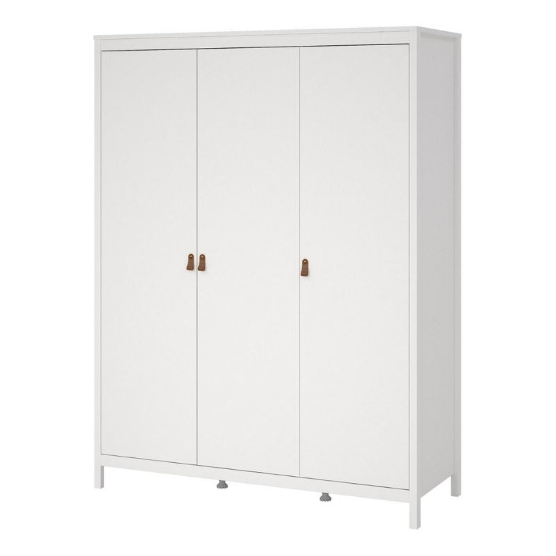 Furniture To Go Barcelona 3 Door Wardrobe White