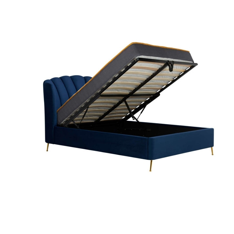 Birlea Lottie Double Ottoman Bed Midnight Blue