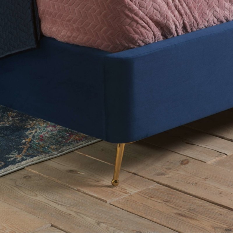 Birlea Lottie Double Ottoman Bed Midnight Blue