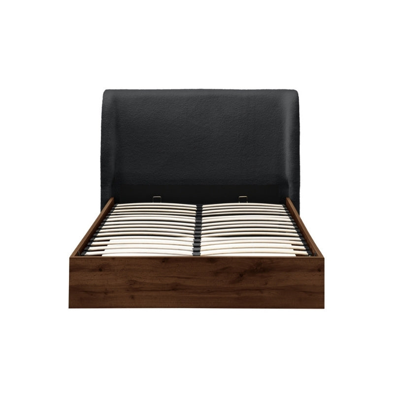 Birlea Halfden Double Ottoman Bed Grey