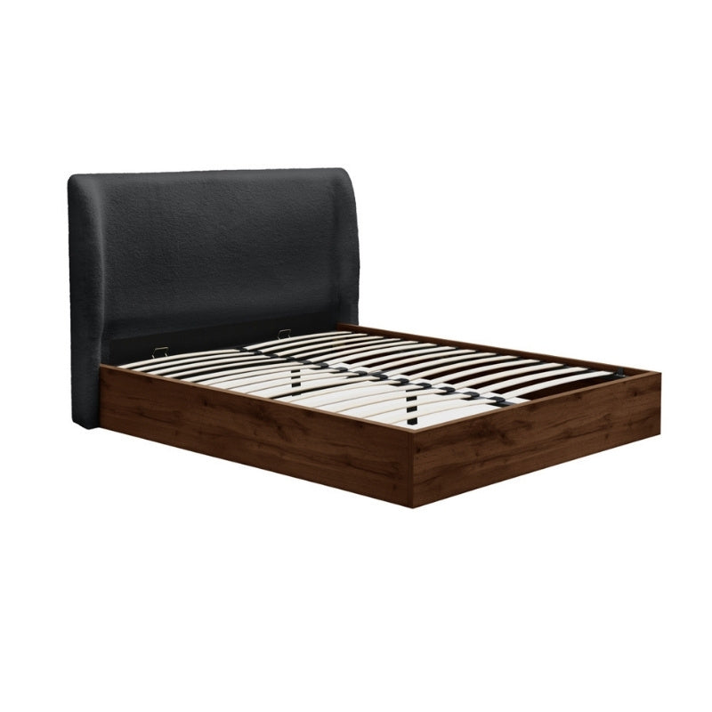 Birlea Halfden Double Ottoman Bed Grey