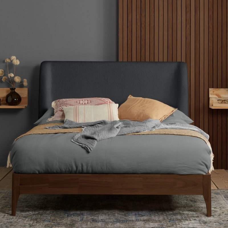 Birlea Halfden King Bed Grey