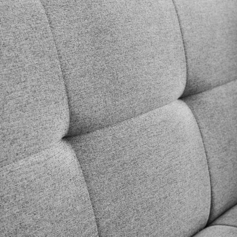 Julian Bowen Alfie 3 Seater Storage Sofa Bed Grey Linen