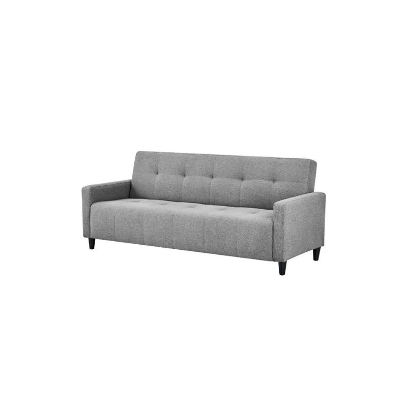 Julian Bowen Alfie 3 Seater Storage Sofa Bed Grey Linen