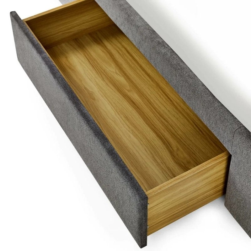 Julian Bowen Mayfair 4 Drawer Double Storage Bed Grey