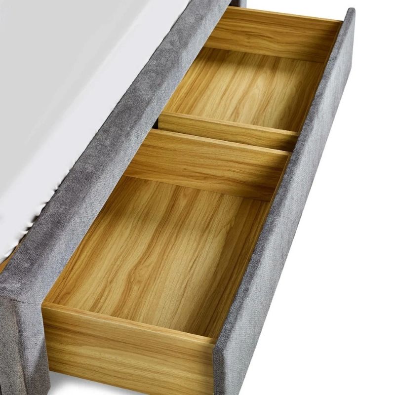 Julian Bowen Mayfair 4 Drawer Double Storage Bed Grey