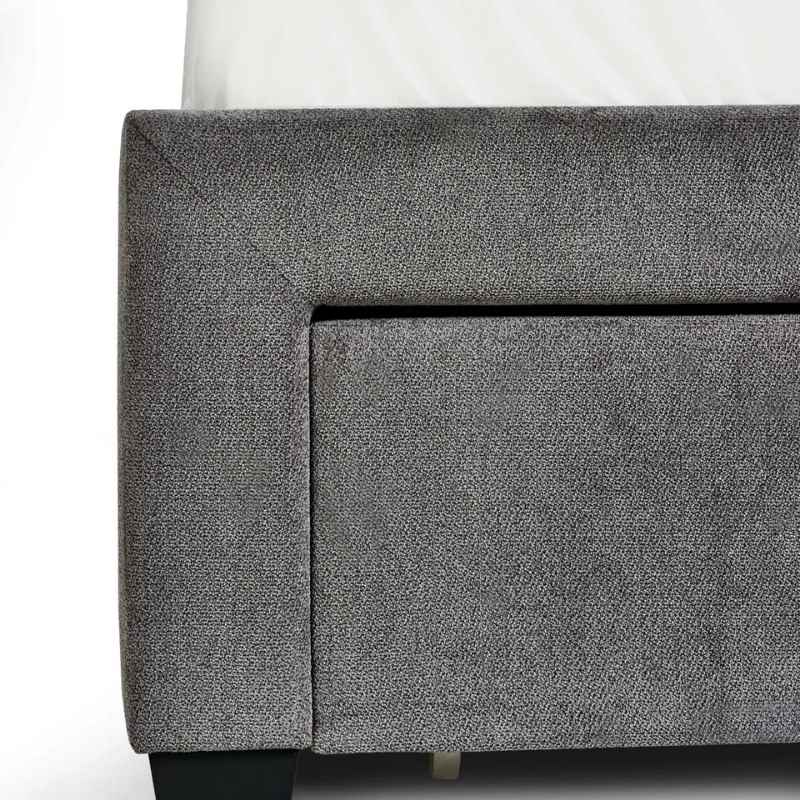 Julian Bowen Mayfair 4 Drawer Double Storage Bed Grey