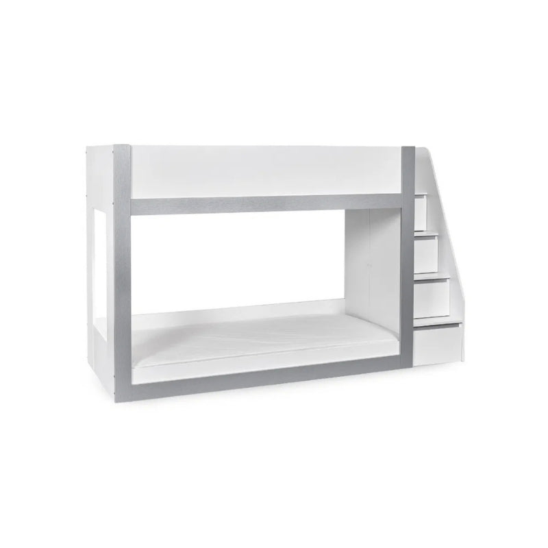 Julian Bowen Gaia Bunk Bed White & Silver