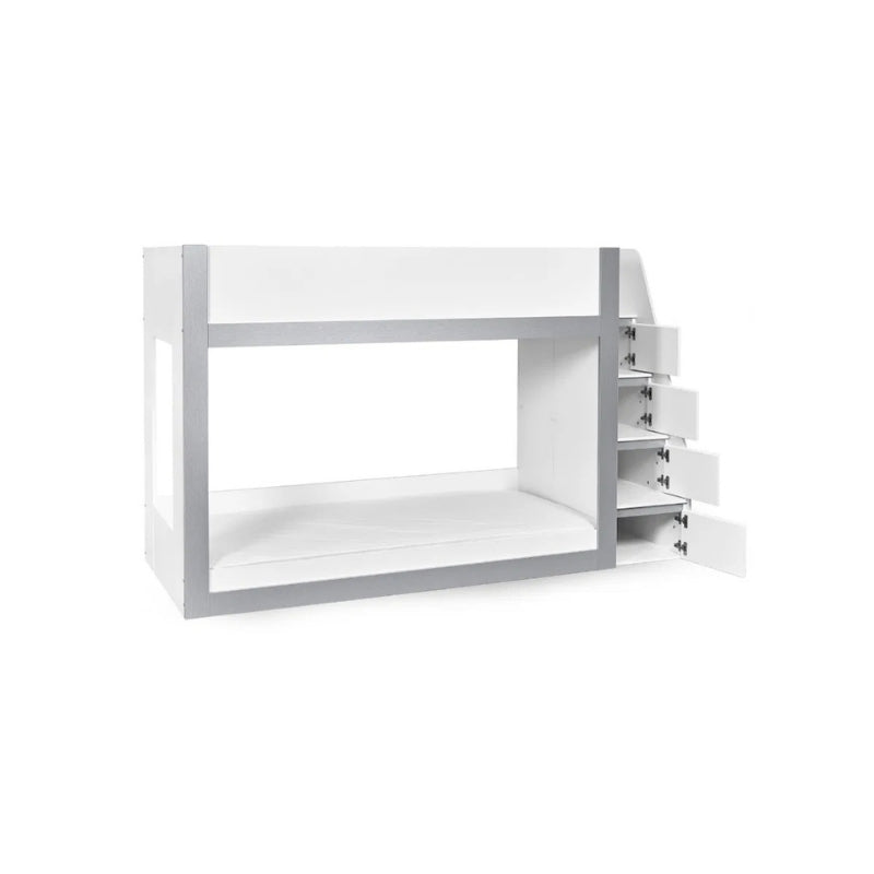 Julian Bowen Gaia Bunk Bed White & Silver