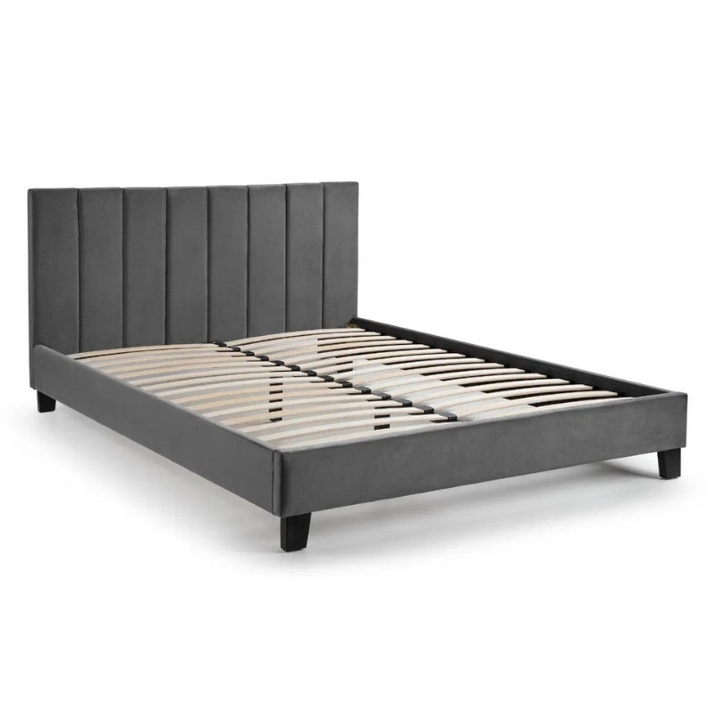 Julian Bowen Rosa Velvet King Bed in a Box