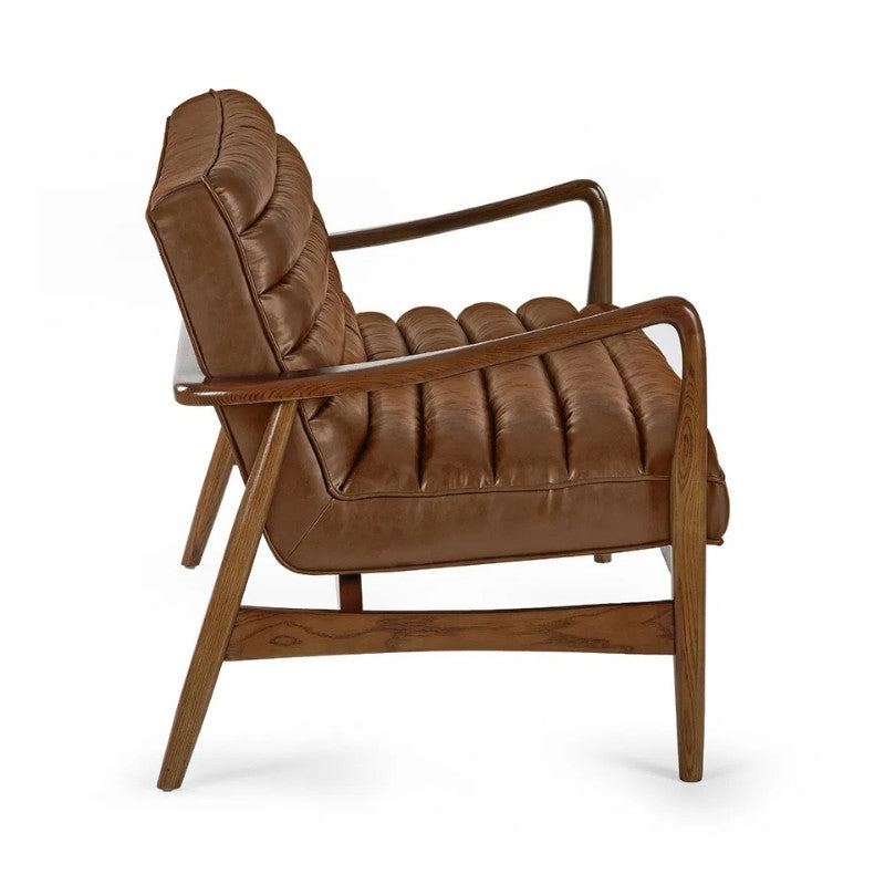 Julian Bowen Marshall 2 Seater Sofa Brown