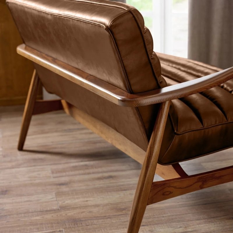 Julian Bowen Marshall 2 Seater Sofa Brown