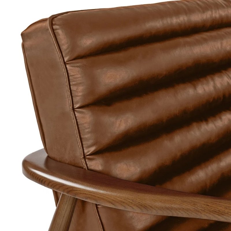 Julian Bowen Marshall 2 Seater Sofa Brown