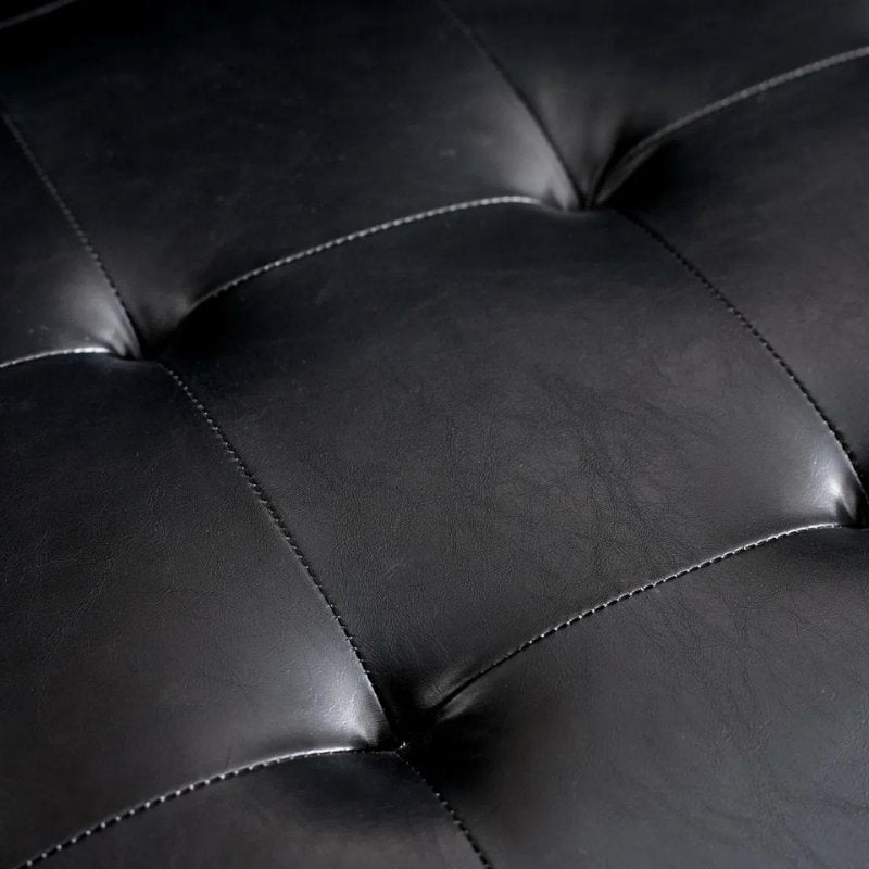 Julian Bowen Henley 2 Seater Sofa With Bolsters Black