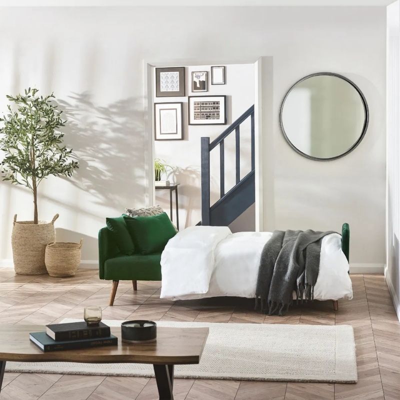 Julian Bowen Andi Sofa Bed Green
