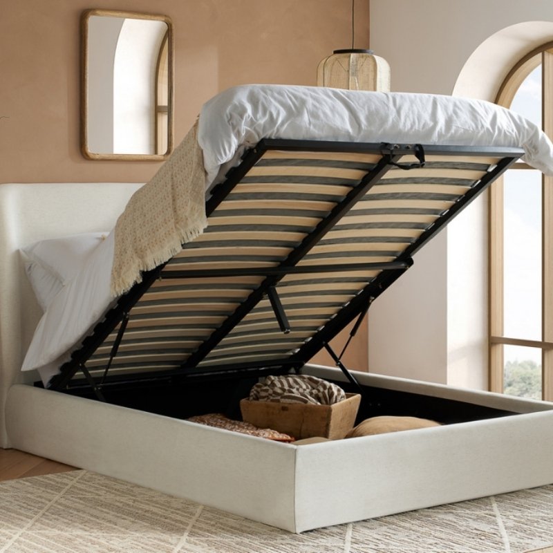 Birlea Lanis King Ottoman Bed Cream
