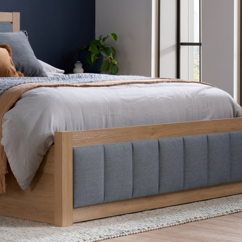 Birlea Belmont Double Ottoman Bed Grey