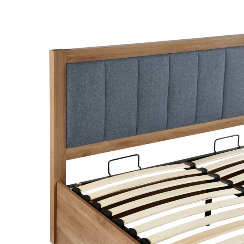 Birlea Belmont Double Ottoman Bed Grey
