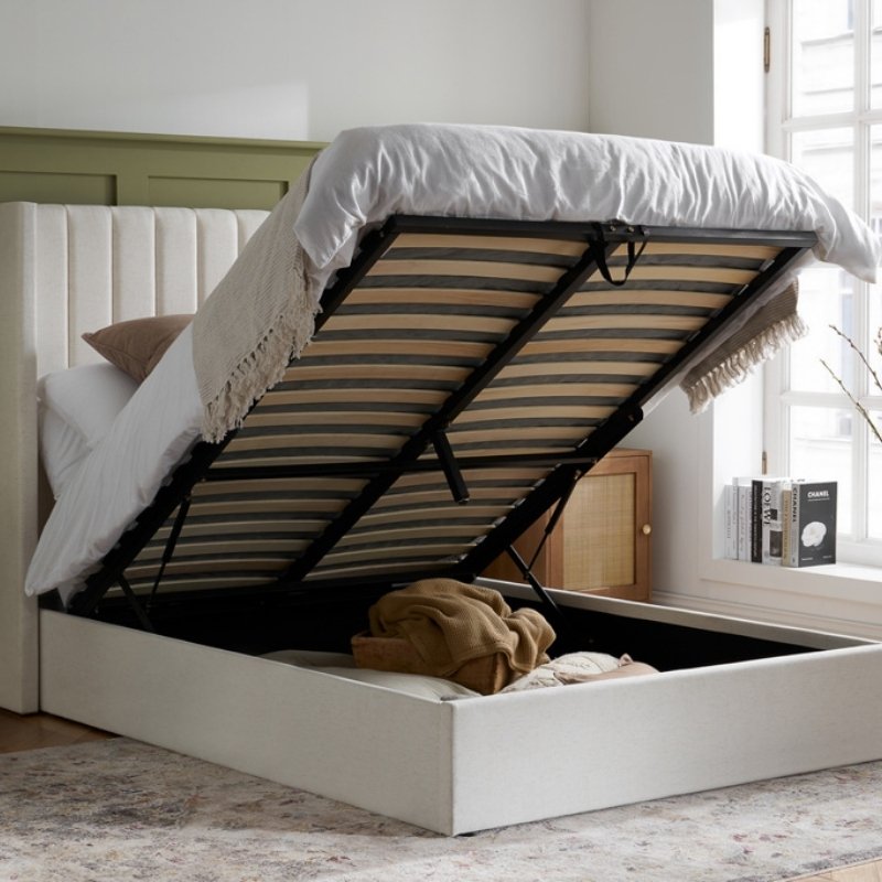 Birlea Maisey King Ottoman Bed Cream