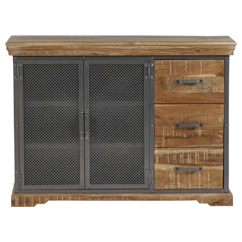 Indian Hub Metropolis Industrial Large Sideboard