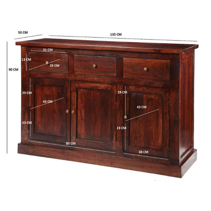 Indian Hub Jaipur Dark Mango Large Sideboard