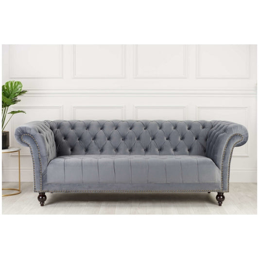 Birlea Chester 3 Seater Sofa Grey