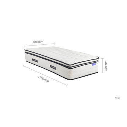 Birlea SleepSoul Space 2000 Pocket Sprung Boxtop Single Mattress