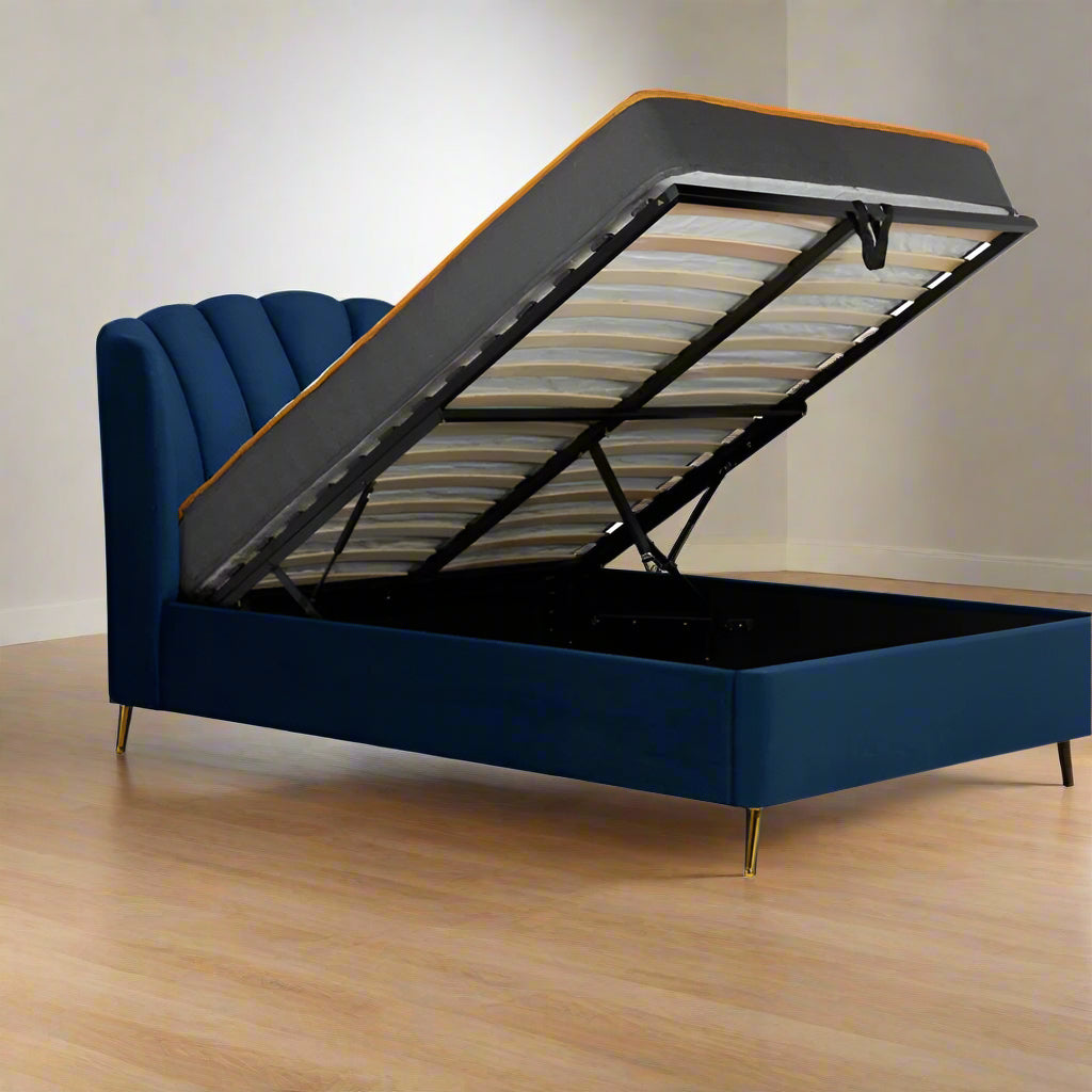 Birlea Lottie Fabric Ottoman Bed Midnight Blue