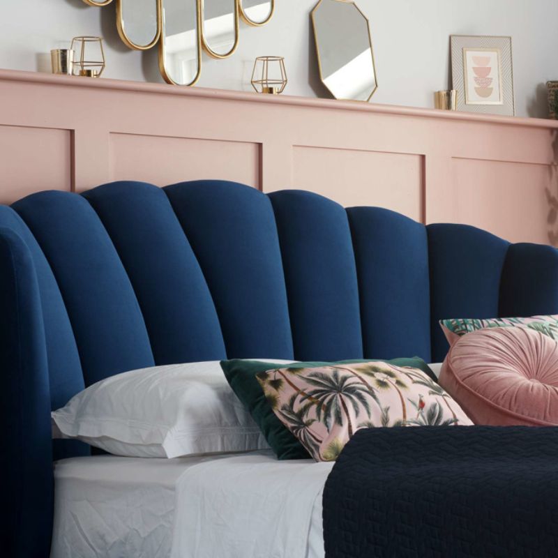 Birlea Lottie Fabric Ottoman Bed Midnight Blue