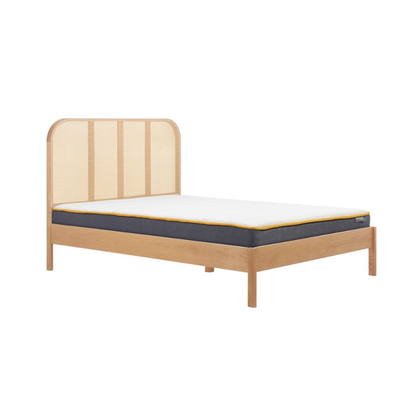 Birlea Margot Rattan Super King Bed Oak