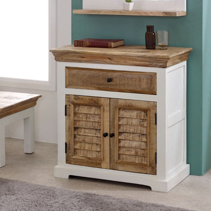 Indian Hub Alfie Wood Sideboard 1 Drawer & 2 Doors