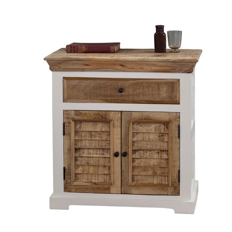 Indian Hub Alfie Wood Sideboard 1 Drawer & 2 Doors