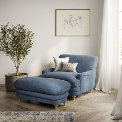 LPD Furniture Plumpton Chair Denim Blue