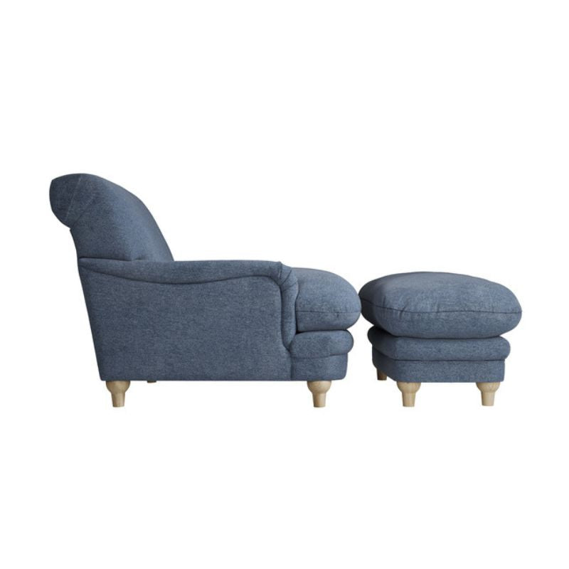 LPD Furniture Plumpton Chair Denim Blue