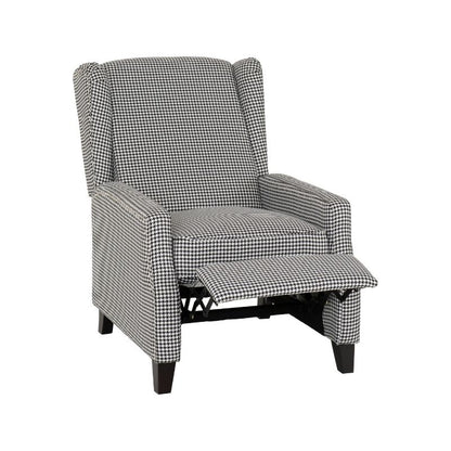 Seconique Kensington Recliner Chair Dogtooth Fabric